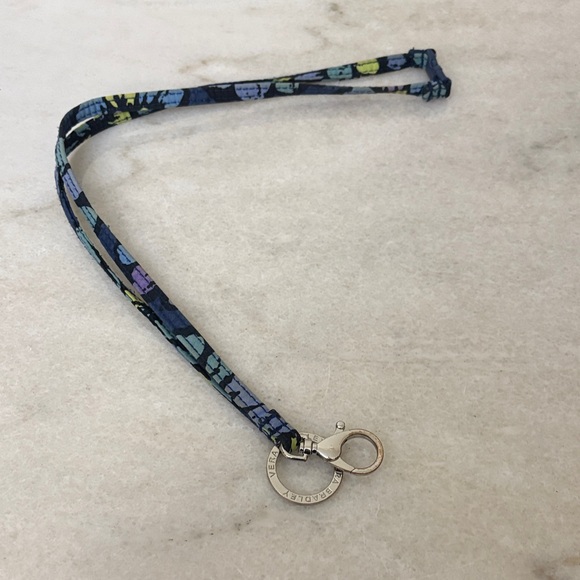 Vera Bradley Accessories - Vera Bradley Blue and Green Patterned Lanyard